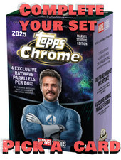 2025 Topps Marvel Studios Chrome Base Singles - Pick A Card!
