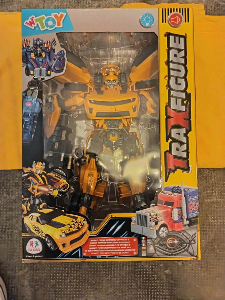 Transformers bumblebee wtoy auto giocattolo scatola 48×33 mai aperta - Immagine 2 di 4