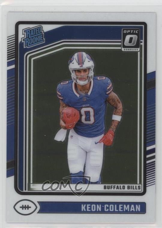 2024 Panini Donruss Optic Rated Rookie Keon Coleman #263 o3s
