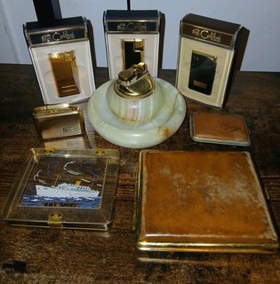 Vintage Lighters & Cigarette Holders Joblot
