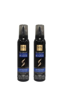 SPA Luxury Styling Hair Mousse Extra Super Hold Volume Body Control 2 Pack) #413
