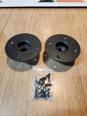 Pair Peavey Screw in Speaker Pole Adapter W/ Bolts and T-Nuts Oem Original