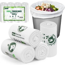 Small Trash Bags, Biodegradable Gallon Waste Bag, Mini postable Strong