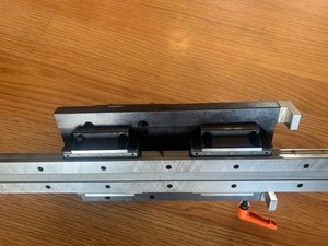 (2) THK HRW27 Bearing Block w/ (1) 21-3/4" Linear Rail