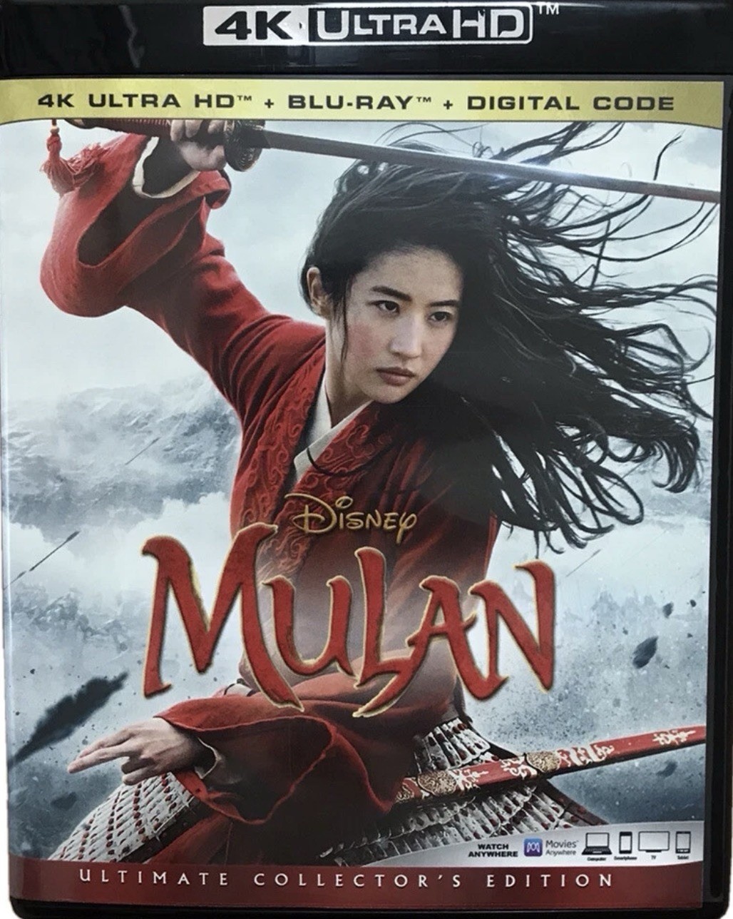 MULAN (4K UHD Blu-ray) Yifei Liu Donnie Yen Gong Li Jet Li (US IMPORT)