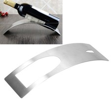 Portabottiglie Vino ad Arco Acciaio Inox Bancone Bar Arredamento Casa Rac SET