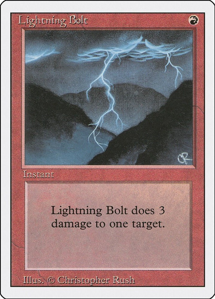Lightning Bolt [3ED - 162]MagicNMCommonMagic