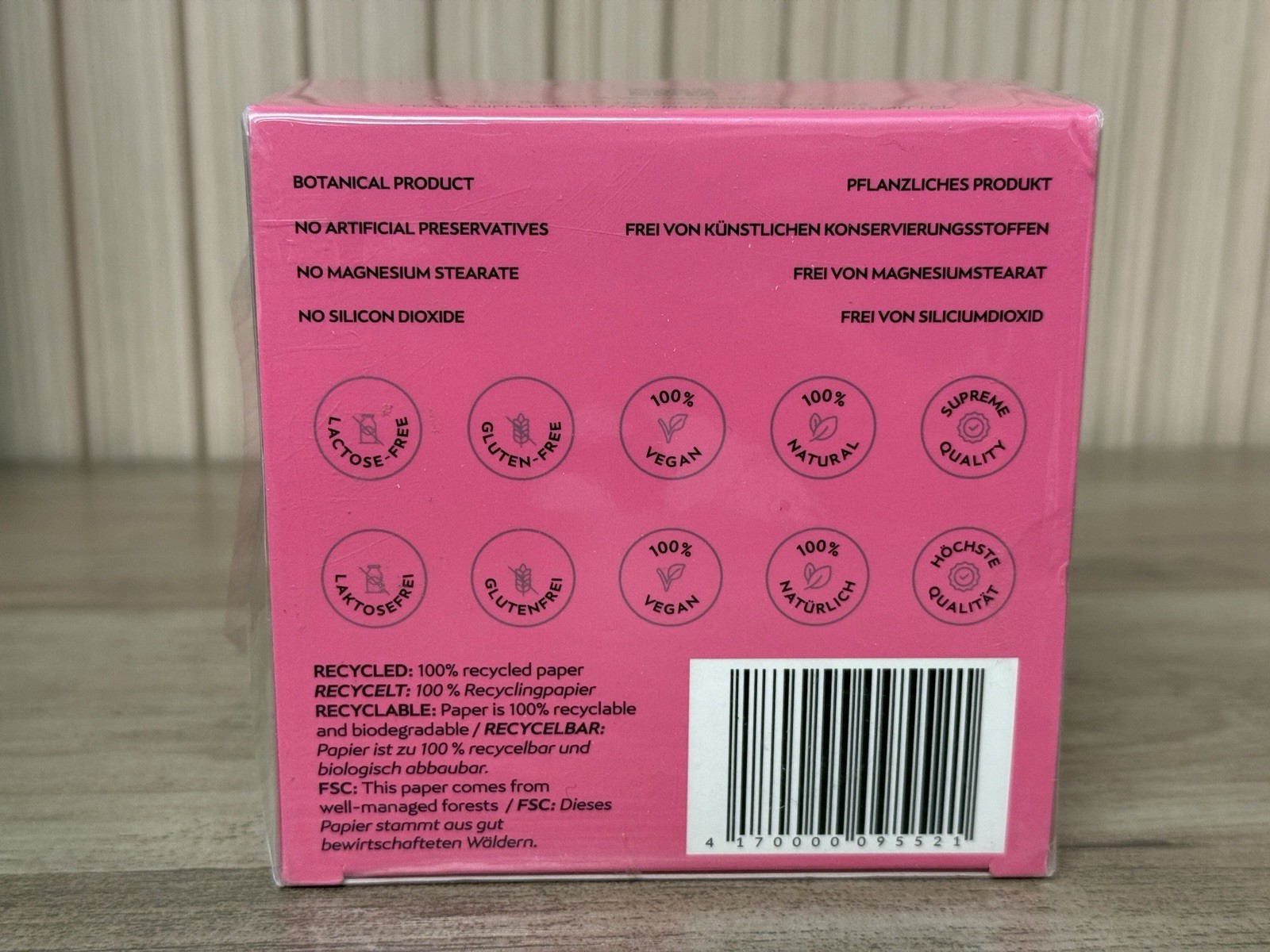 MASI Anti-aging Science Premium Resveratrol 60 Vegan Capsules Best Before 04/25