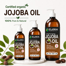 Jojoba oil organic, Cold pressed, 100% Pure, Excellent for skin care, Free post.