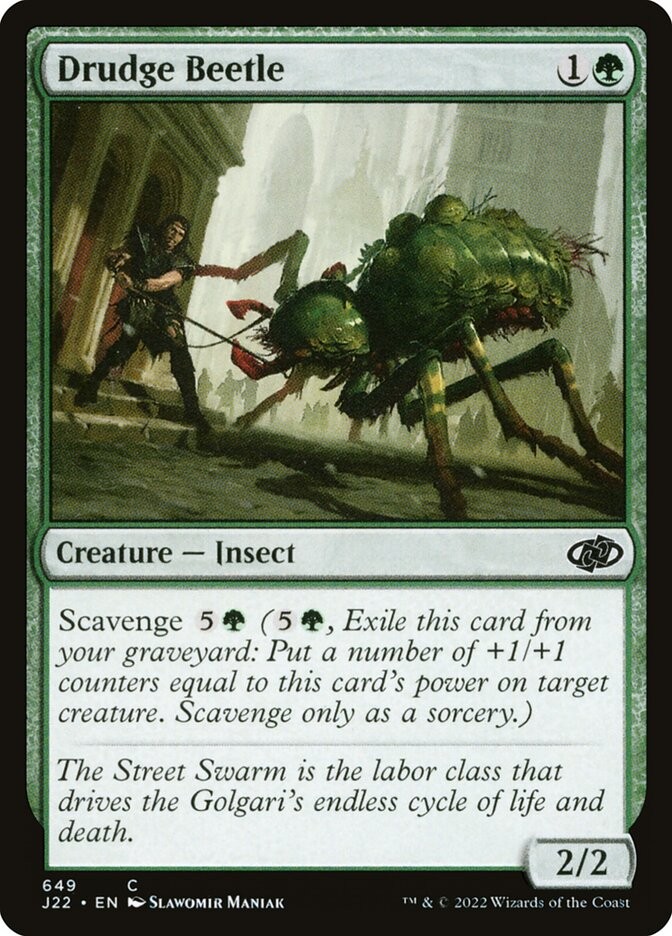 Drudge Beetle 649 Jumpstart 2022 Magic: The Gathering