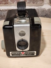 Vintage Collectible Kodak Brownie Hawkeye Flash Model Box Camera w/Flash Untest