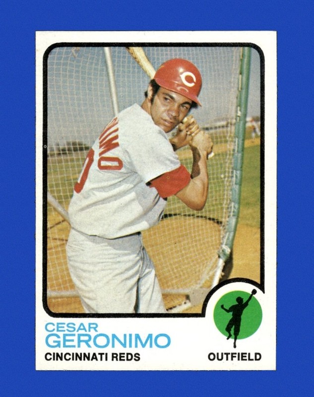 1973 Topps Set-Break #156 Cesar Geronimo NM-MT OR BETTER *GMCARDS*