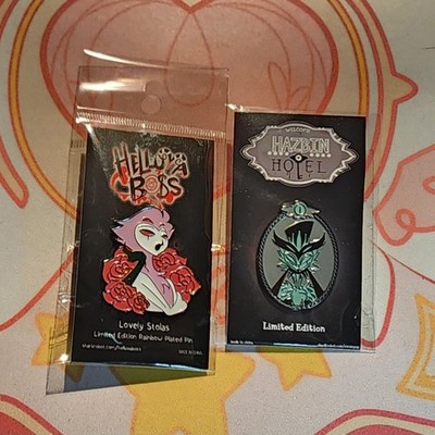 Helluva Boss Stolas Pin Set Lovely Portrait