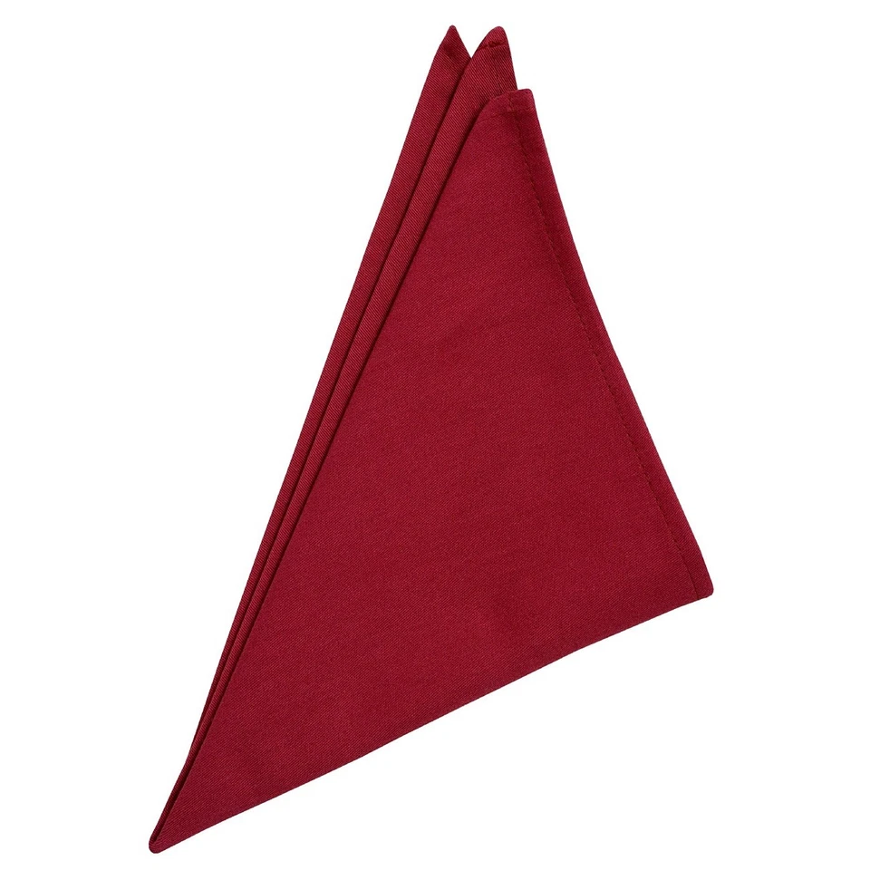 Gariella 9er Set Stoffservietten Textilservietten 45cm 100% Baumwolle Bordeaux - Bild 3 von 4