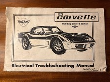 1978 Chevrolet Corvette Electrical Troubleshooting Manual, #ST 361-78