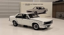 1:18 Holden LH Torana SLR 5000 L34 Glacier White Model Car