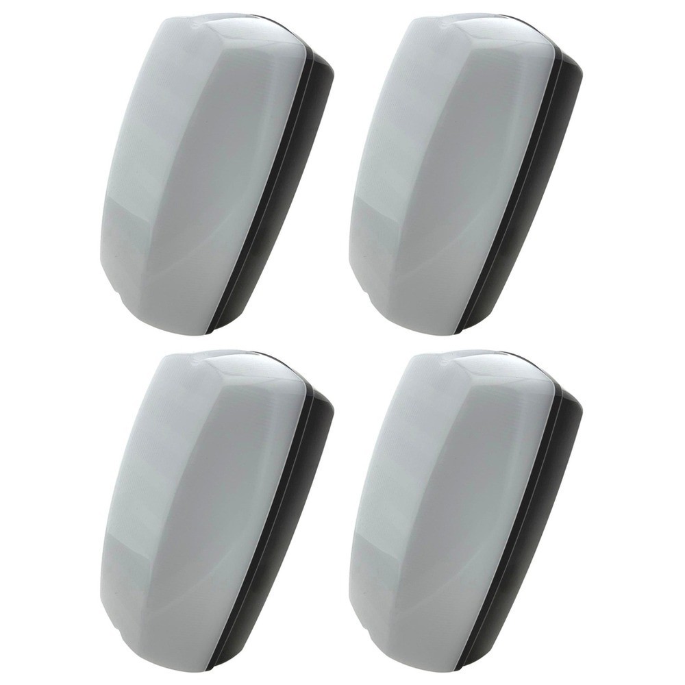 4 x Eterna KRECBOPL Polycarbonate LED Bulkhead Light Fittings IP65 - 10W