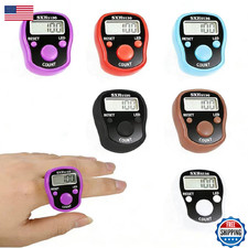Electronic Finger Counter, 6 Pack Digital Tally Counter Clicker with Led, Resett