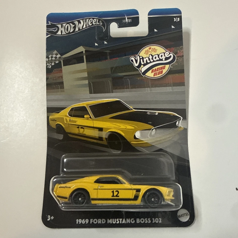 NEW Hot Wheels VINTAGE RACING CLUB 2024 Mix 2 - 5 Pack Set Die-Cast 1:64 Scale - Image 4 of 4