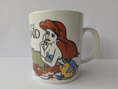 Disney Die kleine Meerjungfrau - Arielle, Flunder & Schiffchen Becher (Kilncraft) Vintage