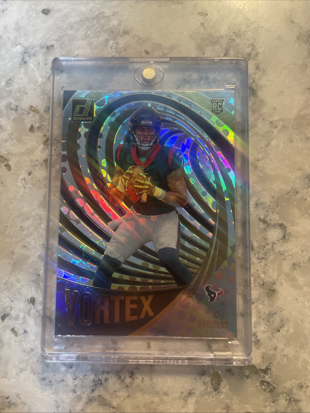 2023 Panini Donruss Vortex C.J. Stroud #VOR-17 Galactic (RC)