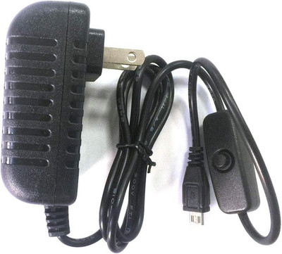 Raspberry Pi Power Supply with Switch - Pi 3 Model B B+ A+ Raspberry Pi 2 Model