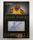 2012-13 Timeless Treasures Glass Rookie Auto Kenneth Faried #205 RC /499
