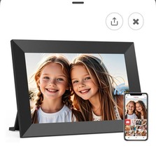 Frameo 10.1 Inch WiFi Digital Picture Frame, Smart Cloud Electronic Photo Fra...