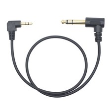 90 Degree 1/8 to 1/4 Stereo Audio Cable, Right Angle 3.5mm TRS Male to 6.35mm...