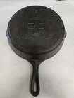 Griswold Cast Iron #8 Large Block Logo Skillet w/ Heat Ring