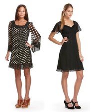 Size Small Jovovich Hawk For Target Dress Black Polkadot Boho Shift lined