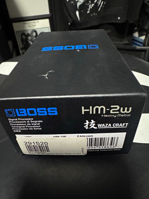 BOSS HM-2W Waza Craft Heavy Metal Analog Distortion Pedal for Electric Guitar