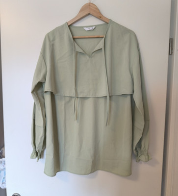 Damen Umstands /Still Bluse Langarm