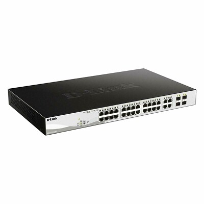 D-LINK Web Smart Switch DGS-1210-28P USED 100% HEALTH