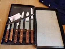 VTG Perma Sharp 6 Piece Cutlery Set By Hallmark Housewares Knives~7” to  14”