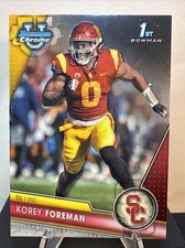 2023 Bowman University Chrome - Korey Foreman (RC) #190