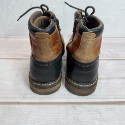 BULLBOXER Biltmore Mens Black/Cognac Leather Boots Bull Boxer Biltmore Men main image 3