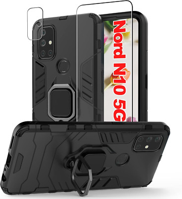 For Oneplus Nord N10 5G Case with 2 Screen Protector, Military Class with 360