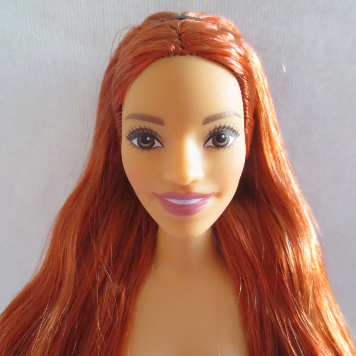 New Yoga GXF07 Barbie Doll Head From Made to Move Curvy Doll for