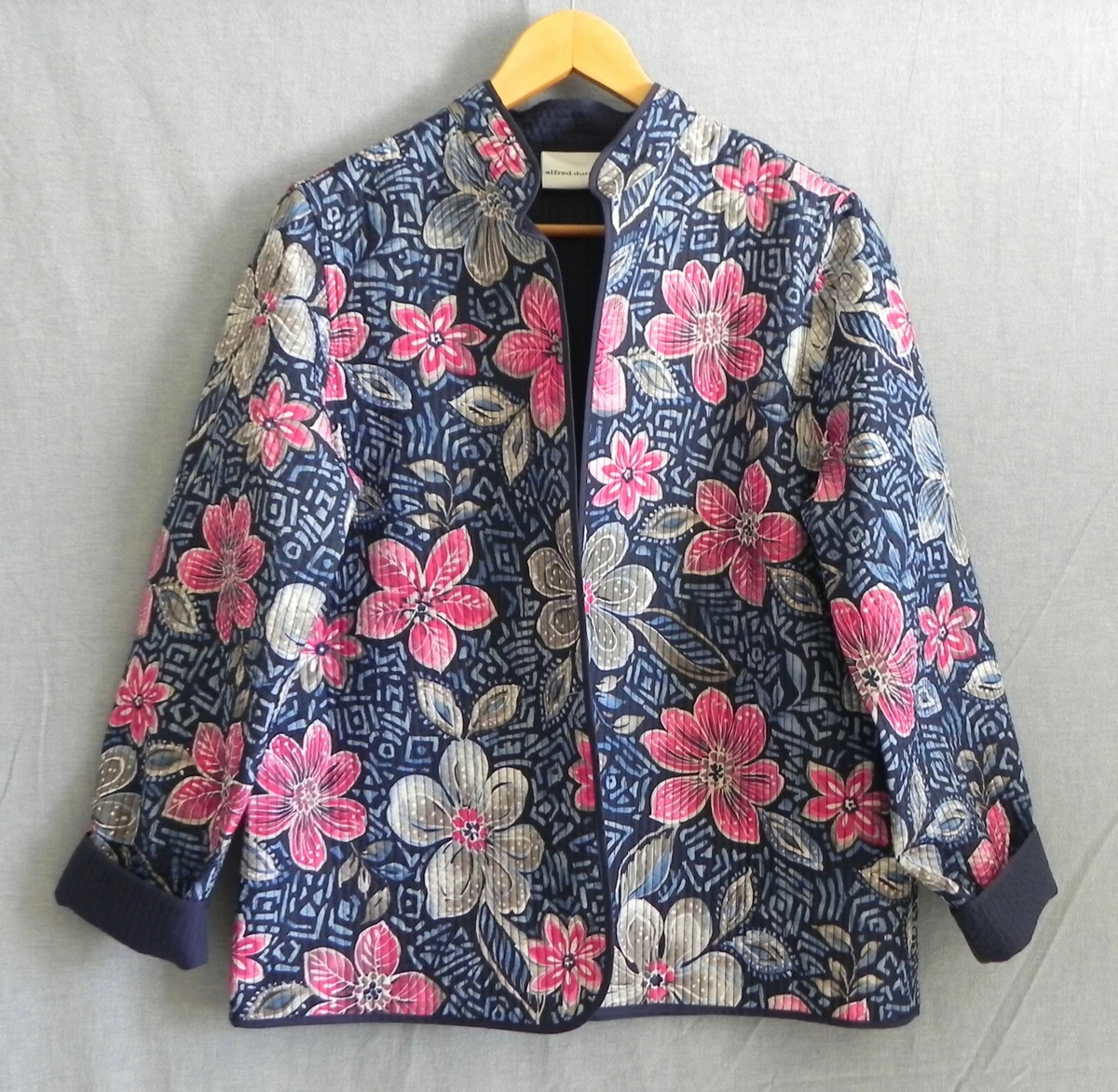 Alfred dunner reversible quilted best sale jacket
