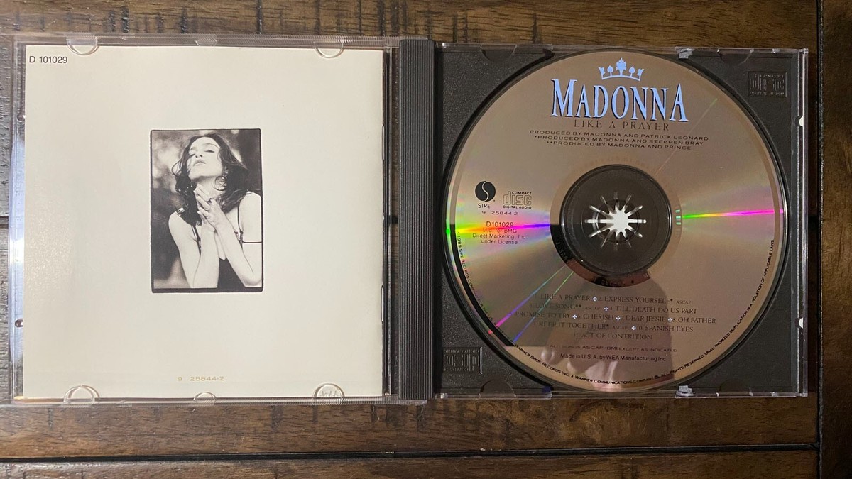 MADONNA - LIKE A PRAYER (CD) 1989!!! RARE!!! SIRE RECORDS 9 25844