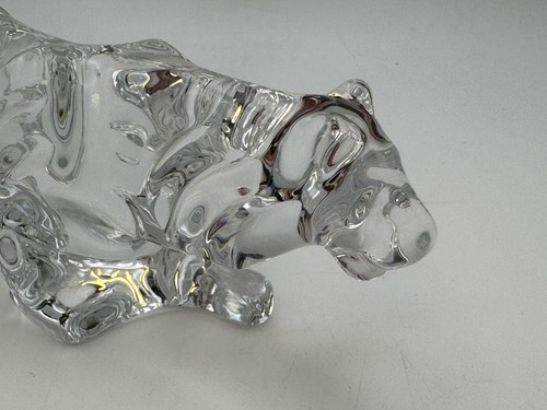 Baccarat Crystal TIGER 5 3/4" Figurine Excellent Condition - Picture 3 of 5