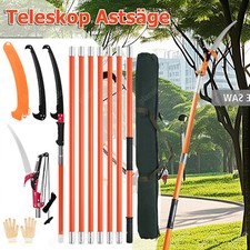 Astsäge Teleskopsäge Astschere 2-8,24m Gartensäge Schere Baumsäge mit Asthaken