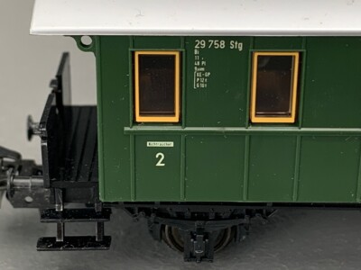 HO Märklin 4039 Local German Pssenger Car Green HO775 | eBay