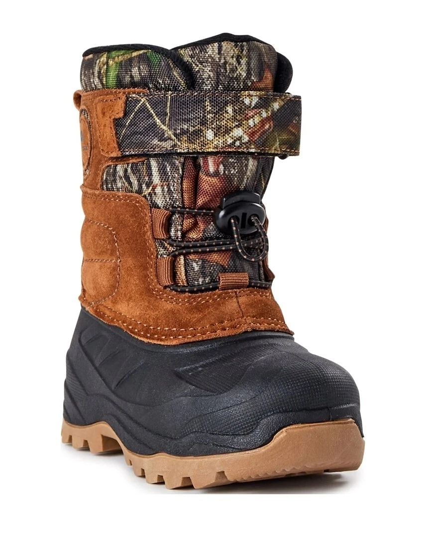 Mossy Oak Brown and Black Kids Snow Boots Classic II Mossy Oak Kids main image 3