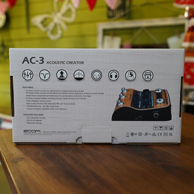 Zoom AC-3 Guitar Acoustic Creator for sale online | eBay