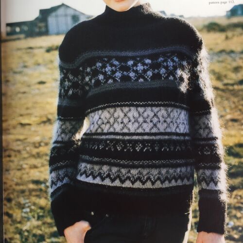 Rowan Magazine 40 Mens Ladies Hat Jumper Vest Crochet Knitting Patterns - Picture 10 of 12