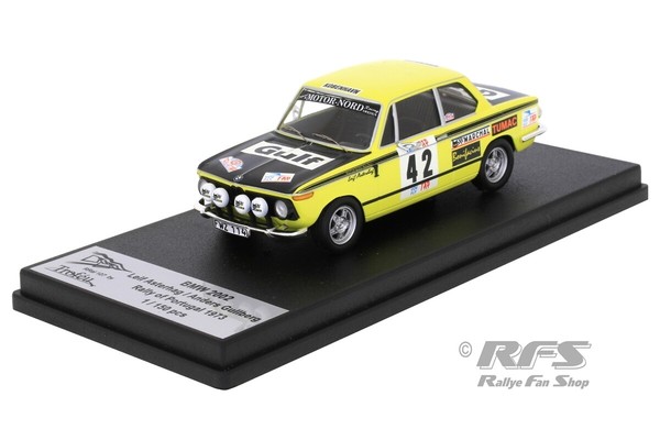 Bmw 2002 Ti Gulf Tap Rallye Rally Portugal 1973 Leif Asterhag 1:43 Trofeu Neu-image