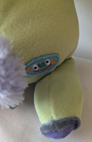 Yottoy Knuffle Bunny 8" Plush Stuffed Animal Toy Purple Green 2004 Mo Willems - Picture 6 of 6