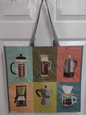 New Shopping Bag Reusable Eco Friendly Tote Retro Coffee Pots Marshalls